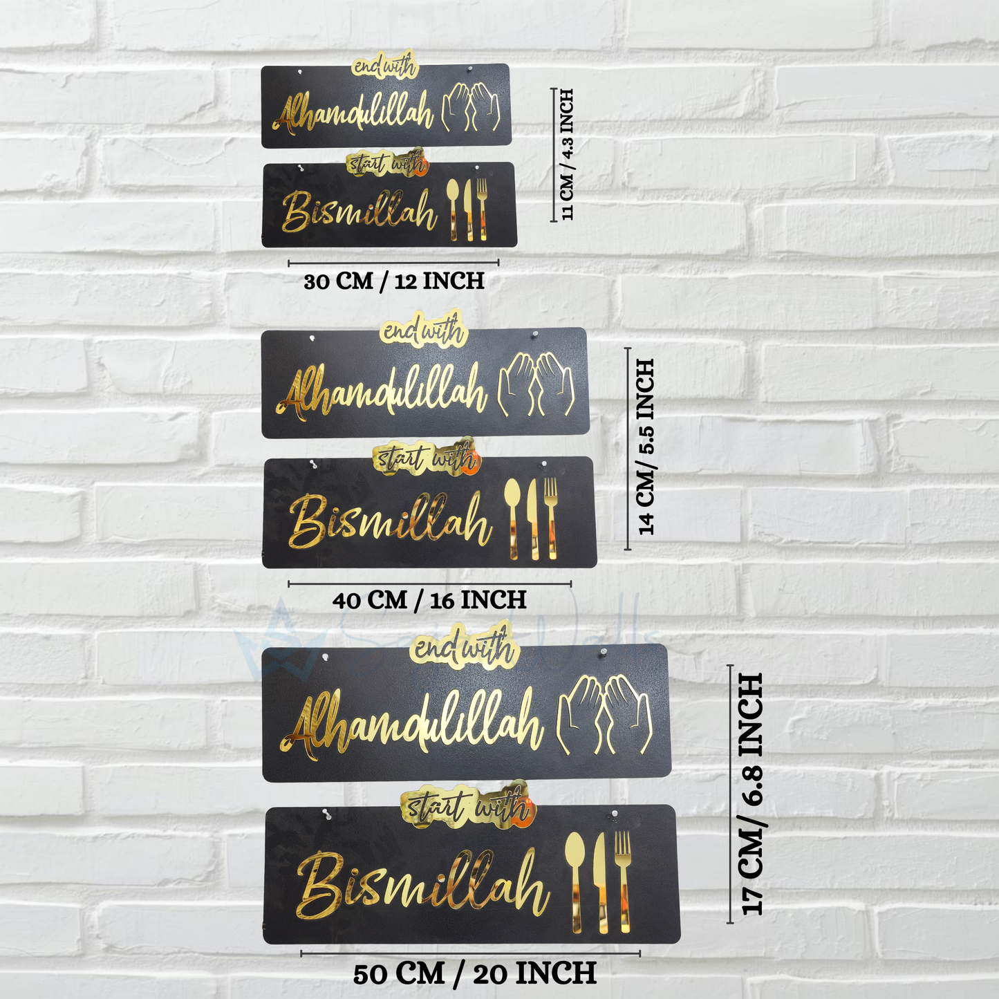 Start with Bismillah End with Alhamdulillah