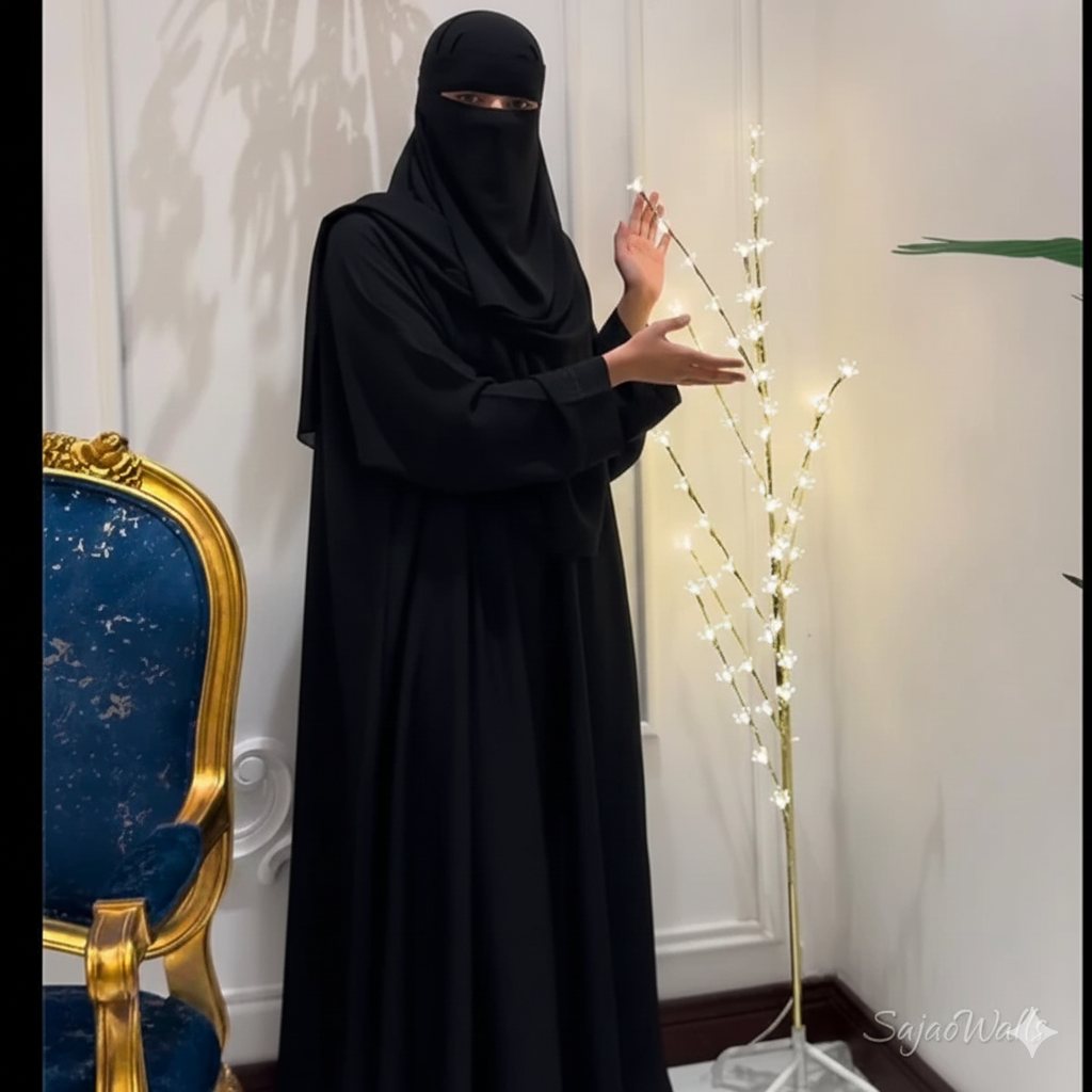 Standing Lamp with Mini Tingling Flowers – 5 Feet Tall with Elegant Stand