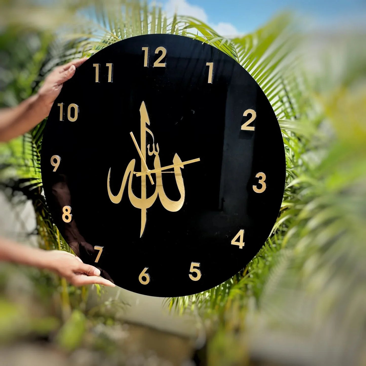 ALLAH Name wall clock - Islamic Wall Clock